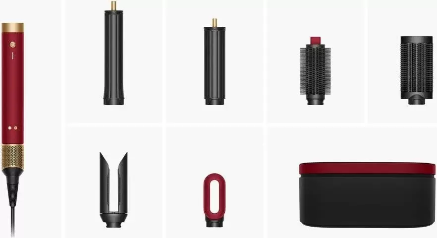 Фен-стайлер Dyson Airwrap Co-anda2x HS09 (красный бархат/золотой) - фото2