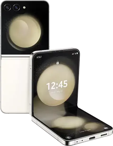 Смартфон Samsung Galaxy Z Flip5 8GB/256GB бежевый (SM-F731B/DS)  - фото