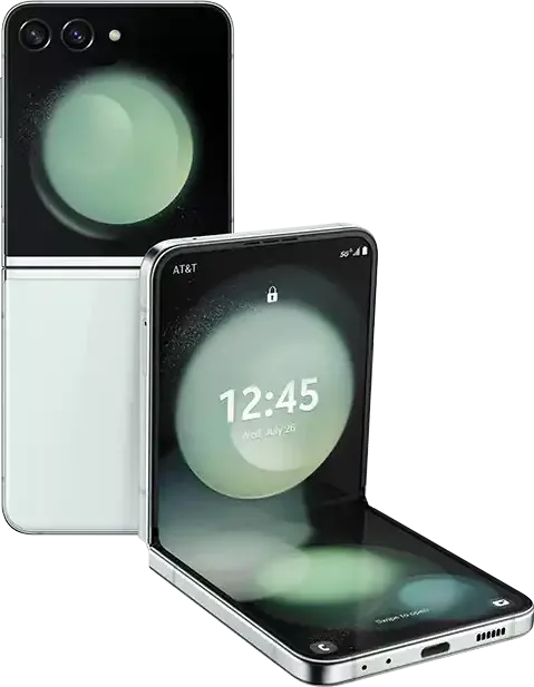 Смартфон Samsung Galaxy Z Flip5 8GB/256GB мятный (SM-F731B/DS)  - фото