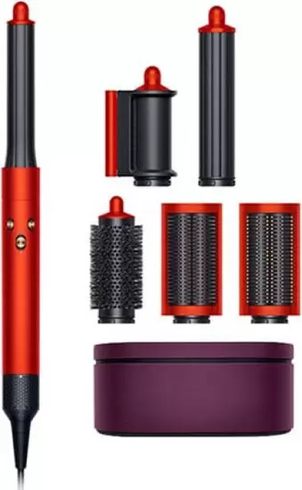 Фен-стайлер Dyson Airwrap Complete Long HS05 (топаз/оранжевый) - фото, картинка Фен-стайлер Dyson Airwrap Complete Long HS05 (топаз/оранжевый) - фото