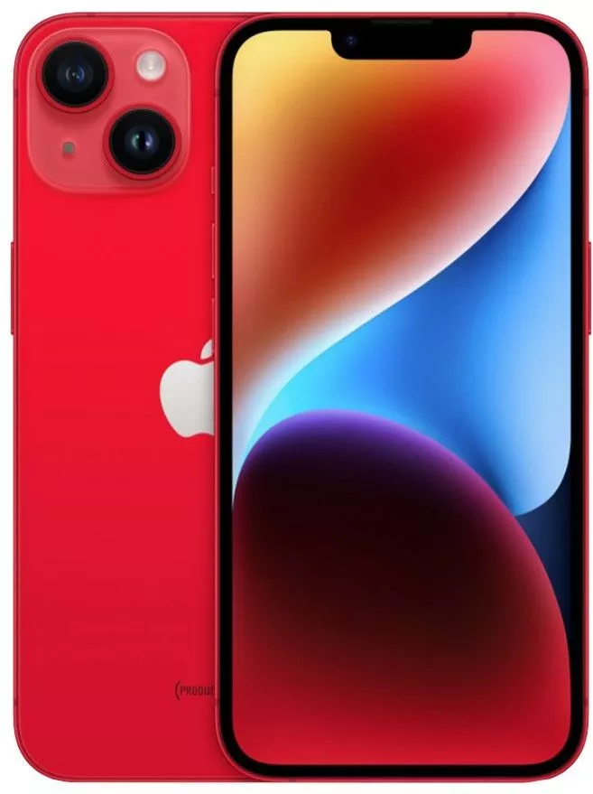 Смартфон Apple iPhone 14 128GB Восстановленный by Breezy, грейд A+ (PRODUCT)RED - фото