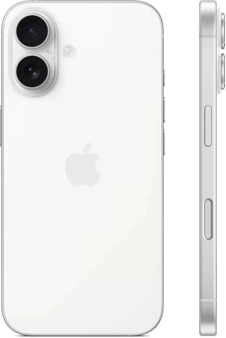 Смартфон Apple iPhone 16 Dual SIM 128GB (белый) - фото2