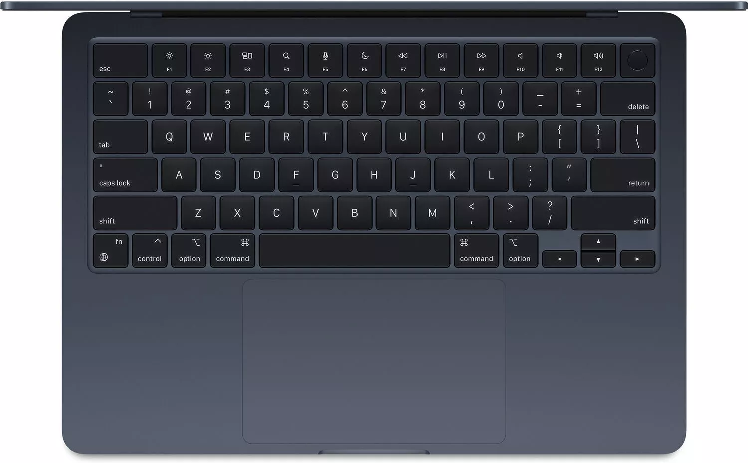 Ноутбук Apple MacBook Air M3 13
 2024 16GB 256GB SSD «тёмная ночь» (midnight) MC8K4 - фото2