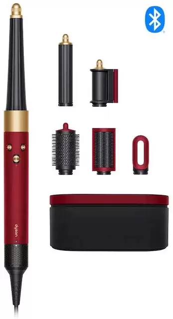 Фен-стайлер Dyson Airwrap Complete Long HS08 i.d. (красный бархат/золотой) - фото, картинка Фен-стайлер Dyson Airwrap Complete Long HS08 i.d. (красный бархат/золотой) - фото