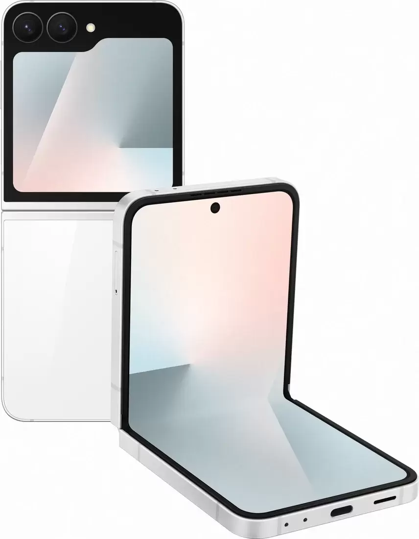 Смартфон Samsung Galaxy Z Flip7 FE SM-F761B 8GB/128GB (белый) - фото, картинка Смартфон Samsung Galaxy Z Flip7 FE SM-F761B 8GB/128GB (белый) - фото